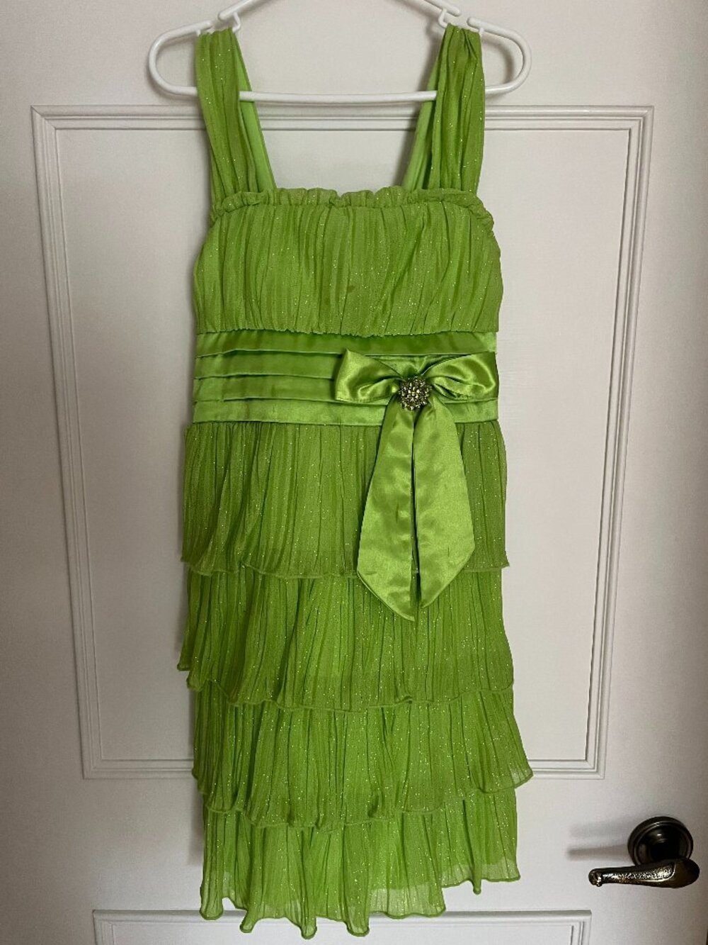Lime Green Child's Formal Dress